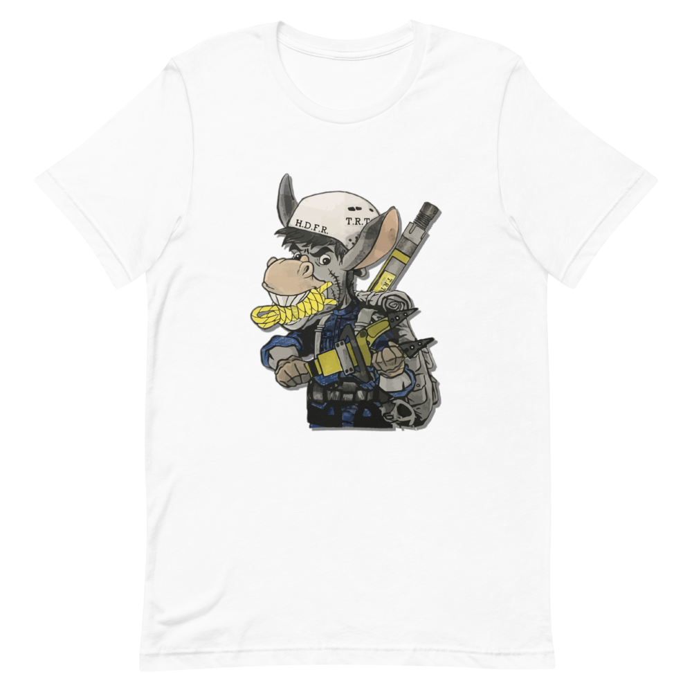 Hampton TECH Team Donkey Short-Sleeve Unisex T-Shirt, Color: White, Size: XS