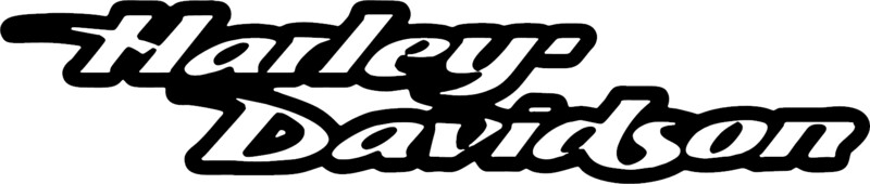 Harley-Davidson Italic Over Under Logo