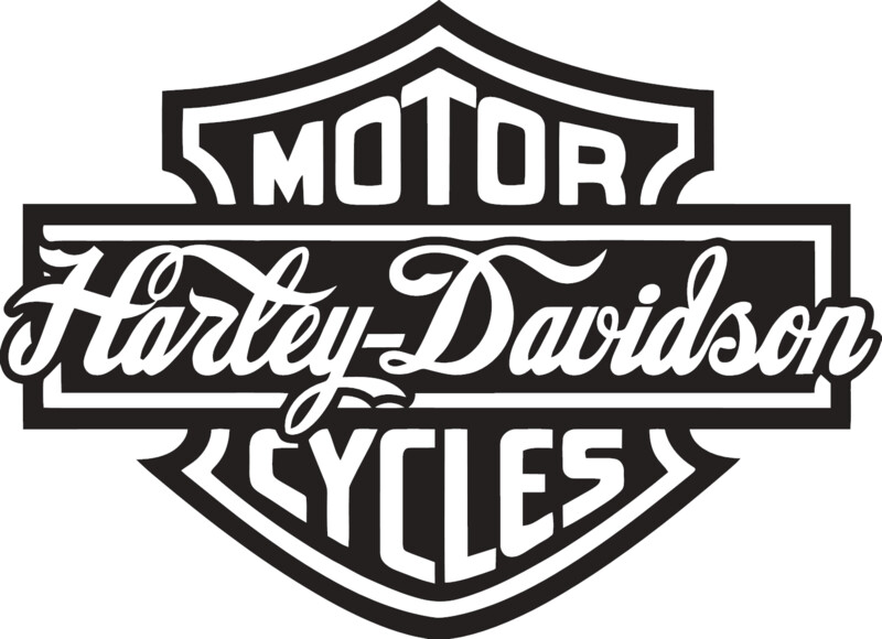 Harley-Davidson Motor Co. Bar and Shield Script Logo