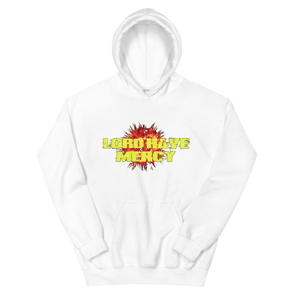 Lord Have Mercy Band Hoodie, Color: White, Size: S