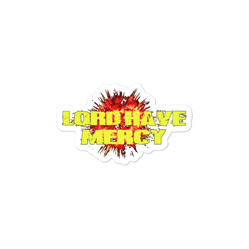 Lord Have Mercy Band Bubble-free stickers