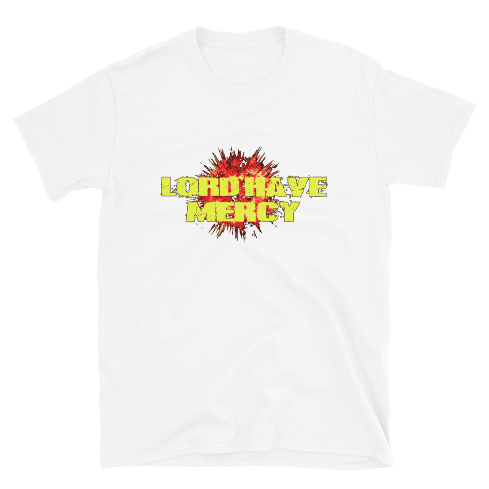 Lord Have Mercy Band Short-Sleeve Unisex T-Shirt, Color: White, Size: S