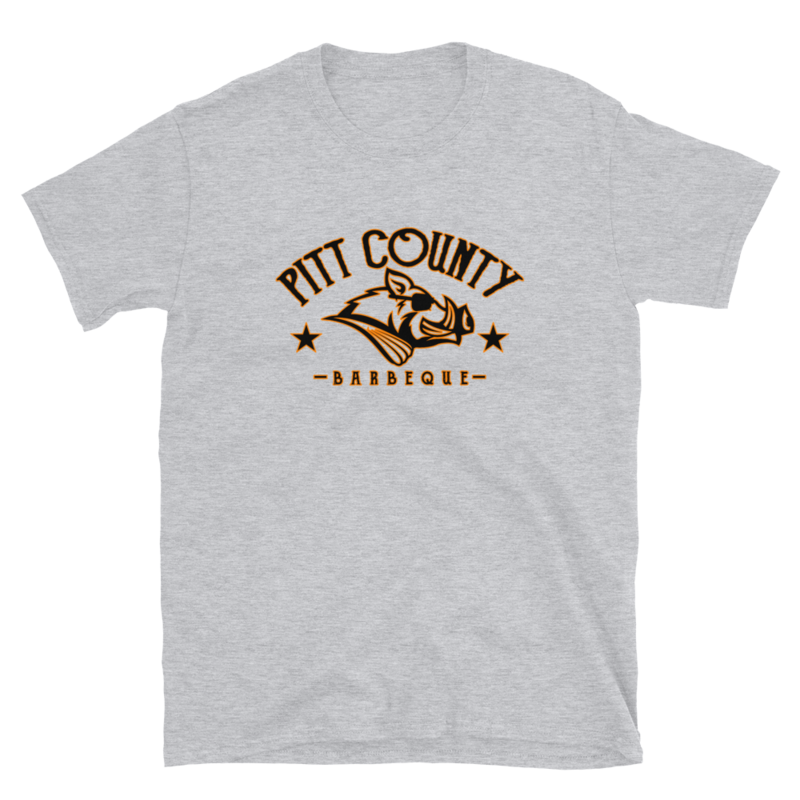 Pitt County Black/Orange Logo Short-Sleeve Unisex T-Shirt