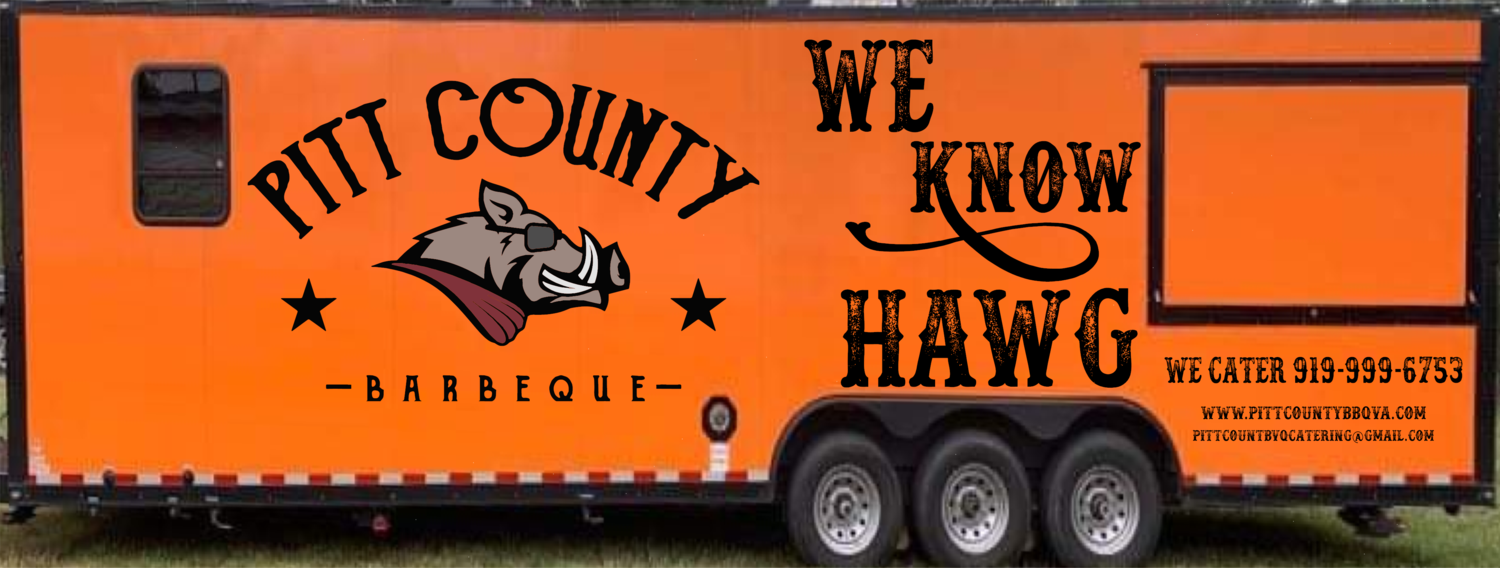 Pitt County BBQ - Custom Trailer Graphics Project REVISION
