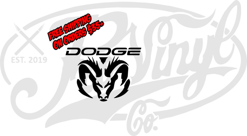 Dodge Ram Vinyl Decal Sticker