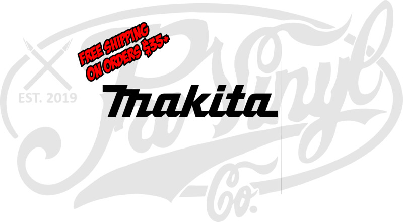 Makita Logo Vinyl Decal Sticker