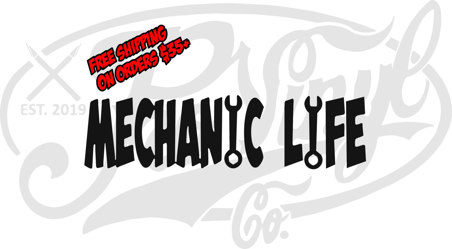 Mechanic Life Vinyl Decal Sticker