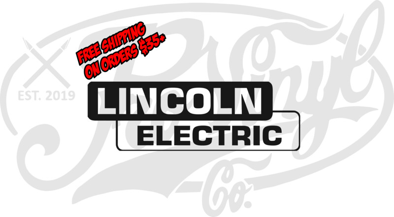 Lincoln Electric Outline Logo Vinyl Decal Sticker