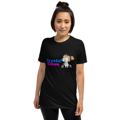 Crystal Clean Unicorn Short-Sleeve Unisex T-Shirt - Gildan 64000