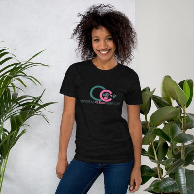 Crystal Clean CC Logo Short-Sleeve Unisex T-Shirt - Bella + Canvas 3001