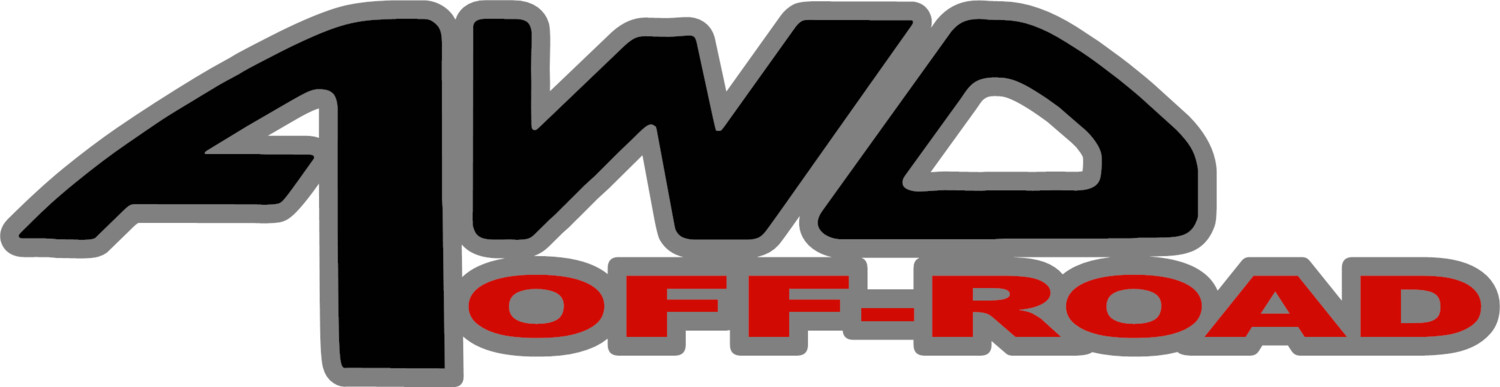 AWD Off-Road Three Color Vinyl Decal Sticker