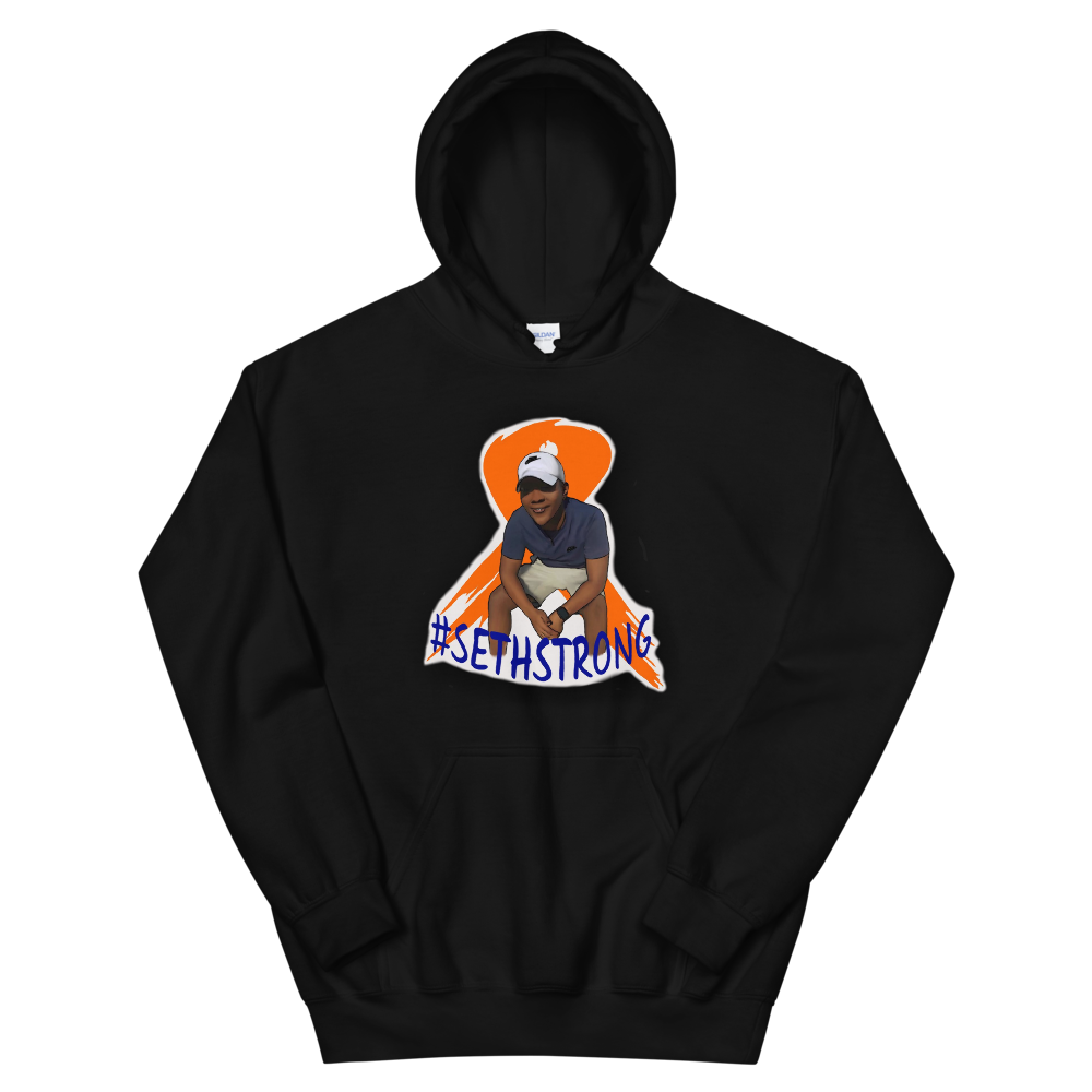 #SethStrong Unisex Hoodie, Color: Black, Size: S