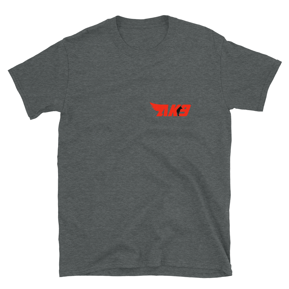 Affinity K9 Training Gildan Softstyle Short-Sleeve Unisex T-Shirt, Color: Dark Heather