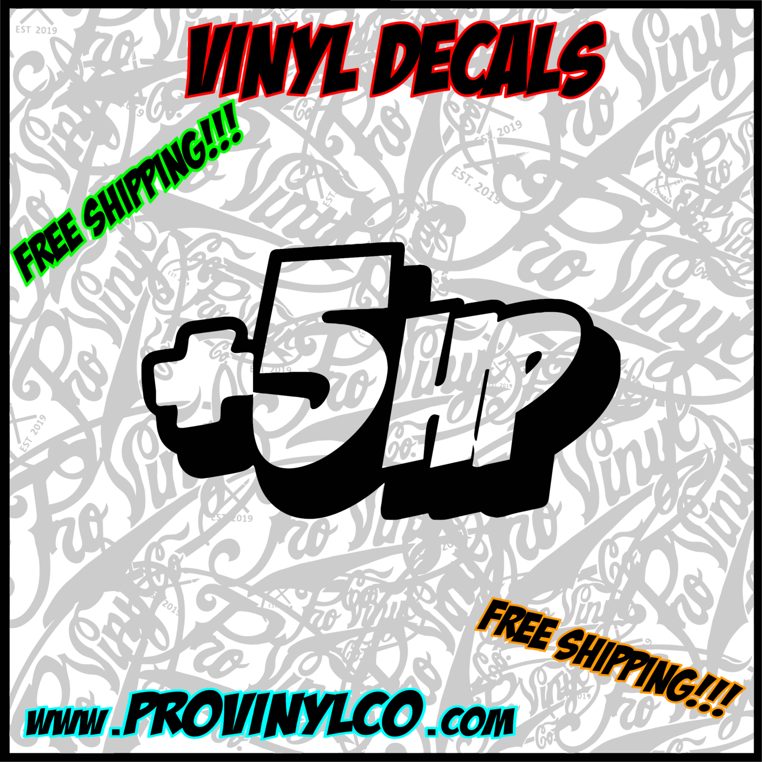 +5hp Vinyl Decal Sticker