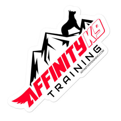 Affinity K9 Training Bubble-free stickers