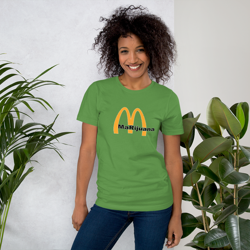 McDonald&#39;s Marijuana Spoof Unisex T-Shirt