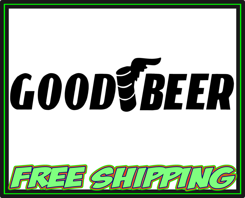 Goodbeer Goodyear -  Vinyl Decal Sticker