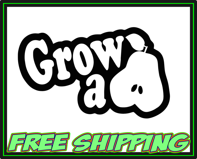 Grow A Pair - Fruit Pun -  Vinyl Decal Sticker