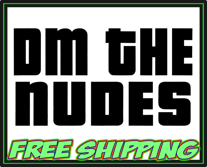 DM The Nudes -  Vinyl Decal Sticker