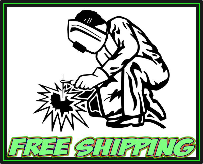 Kneeling Welder - Vinyl Decal Sticker
