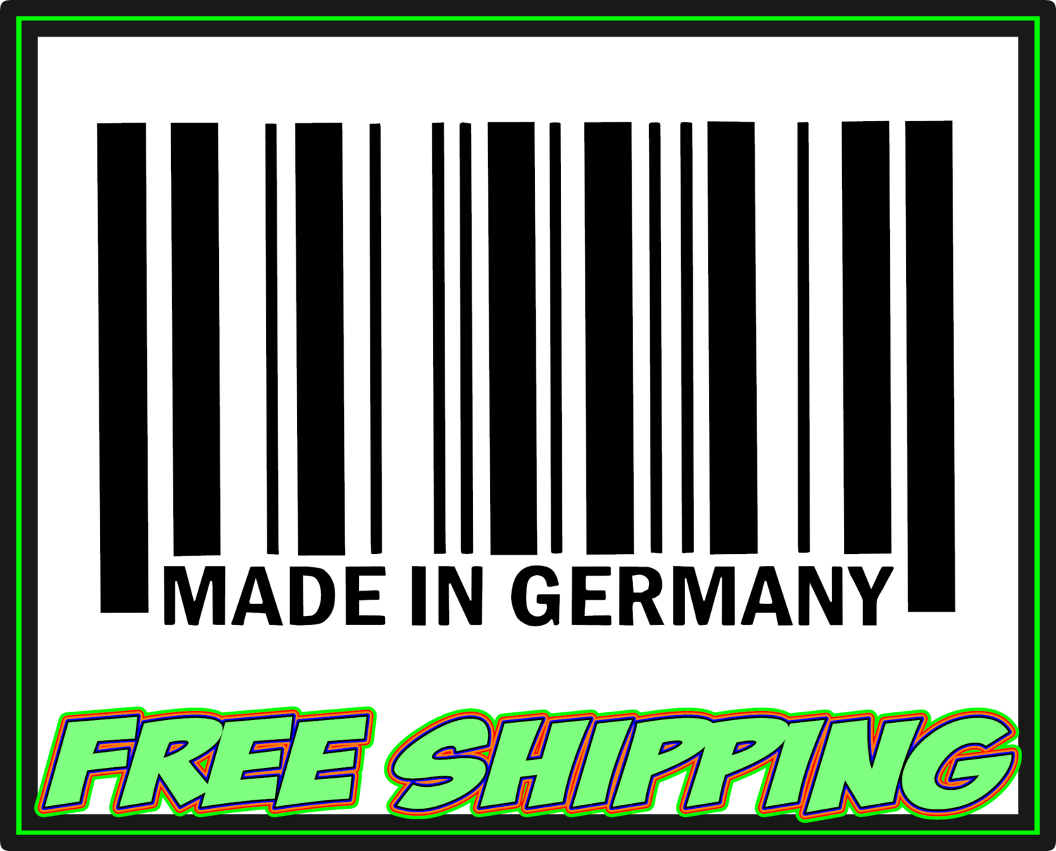 Made In Germany - VW BMW Benz EDM - Vinyl Decal