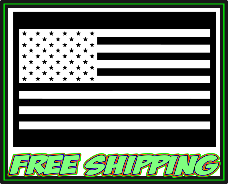 American Flag Negative - Vinyl Decal