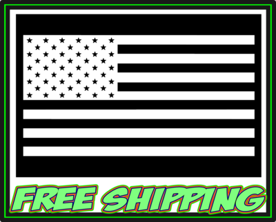 American Flag Negative - Vinyl Decal