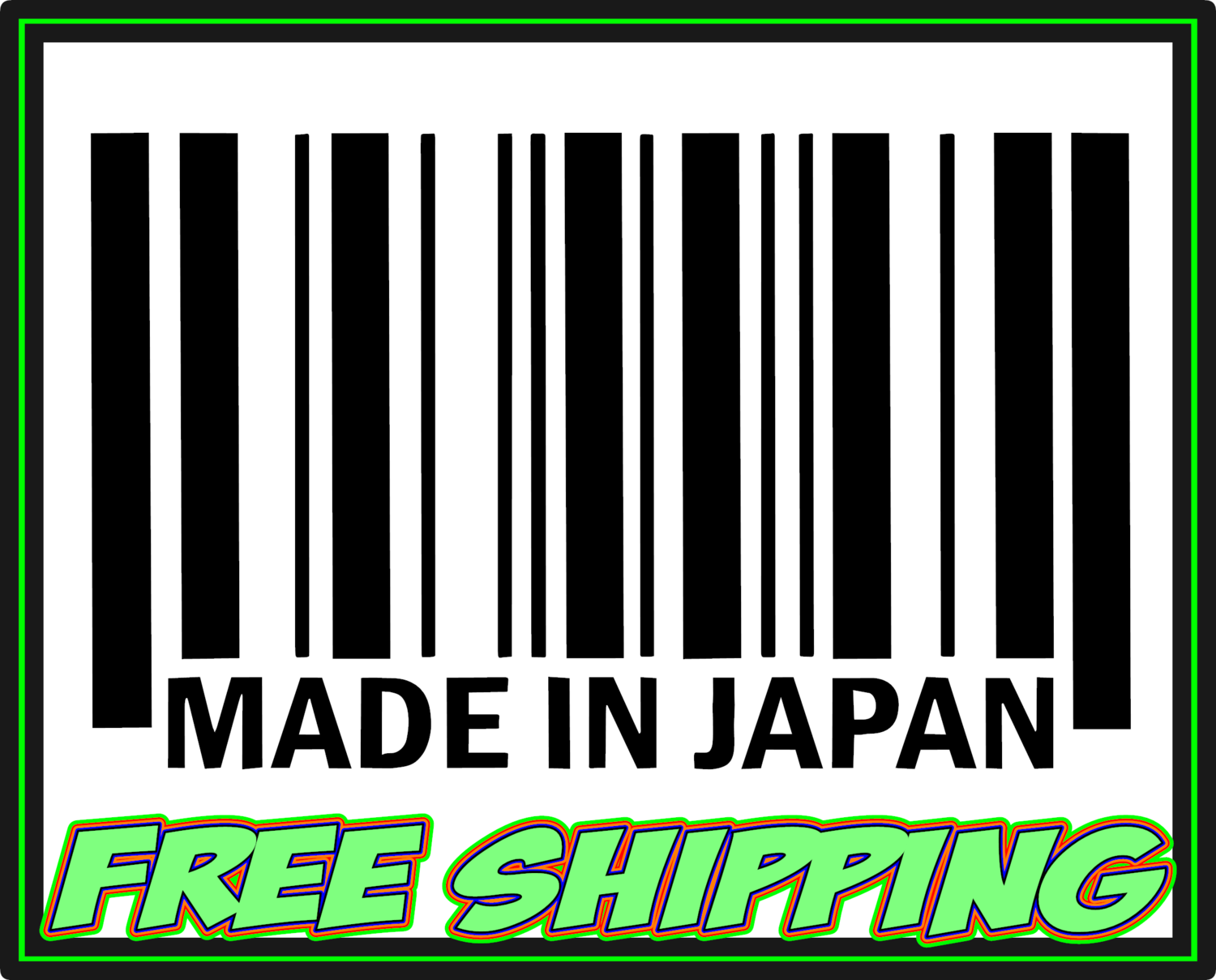 Made In Japan - Honda Toyota Nissan Subaru JDM - Vinyl Decal