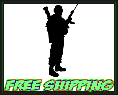 Soldier Silhouette - Military - Vinyl Decal