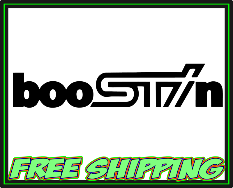 Subaru Boostin STI Vinyl Decal Sticker