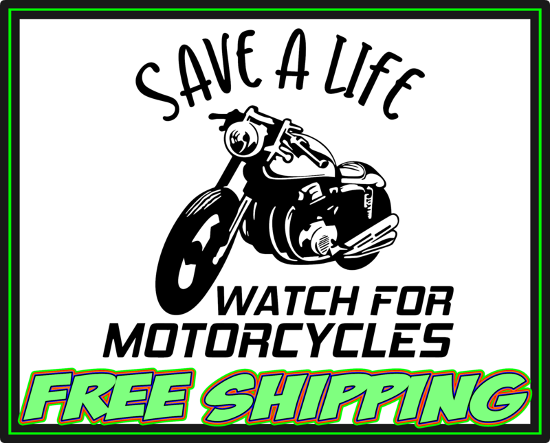 Save A Lie Watch For Motorcycles - Harley Davidson - Honda - Yamaha - Victory - Indian - Suzuki Motorcycle Vinyl Decal Sticker