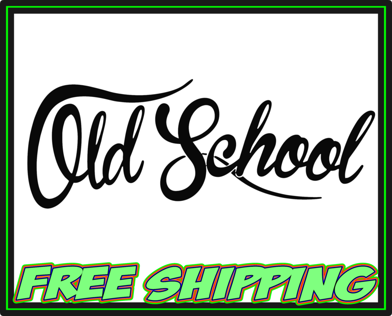 Old School - Harley Davidson - Honda - Yamaha - Victory - Indian - Suzuki Motorcycle Vinyl Decal Sticker