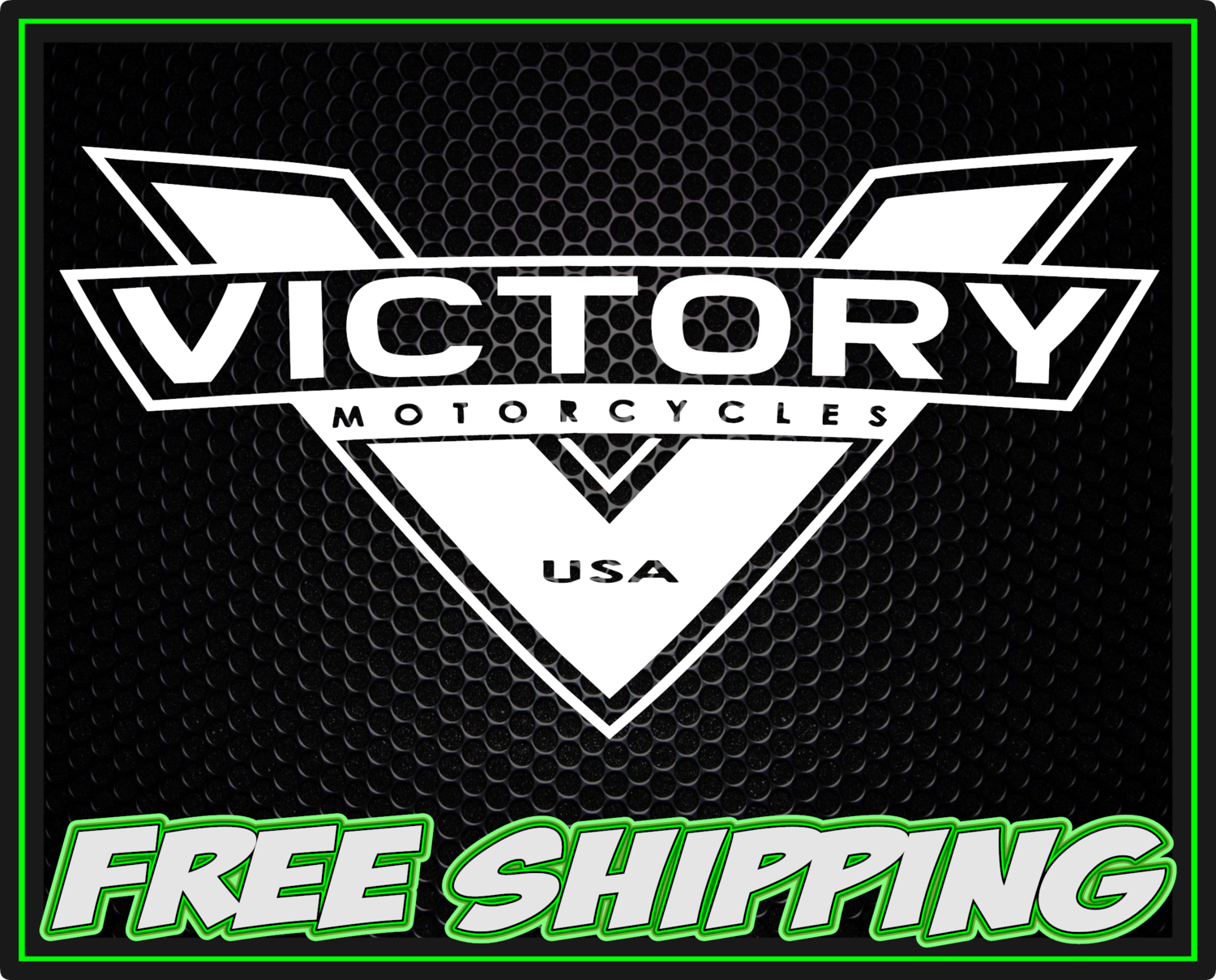 Victory Motorcycles USA - Vinyl Decal Sticker