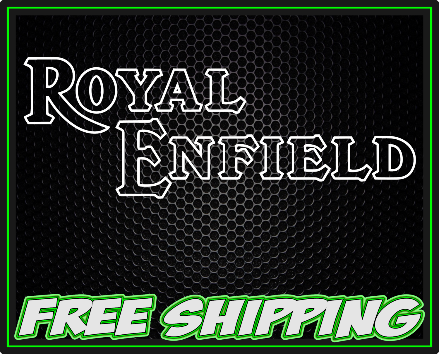 Royal Enfield Motorcycles - Vinyl Decal Sticker