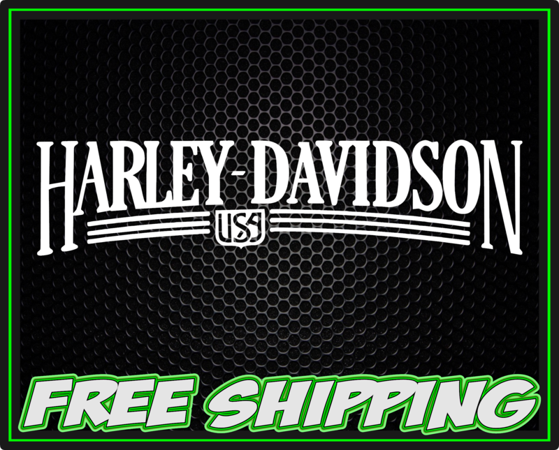 Harley Davidson USA - Vinyl Decal Sticker