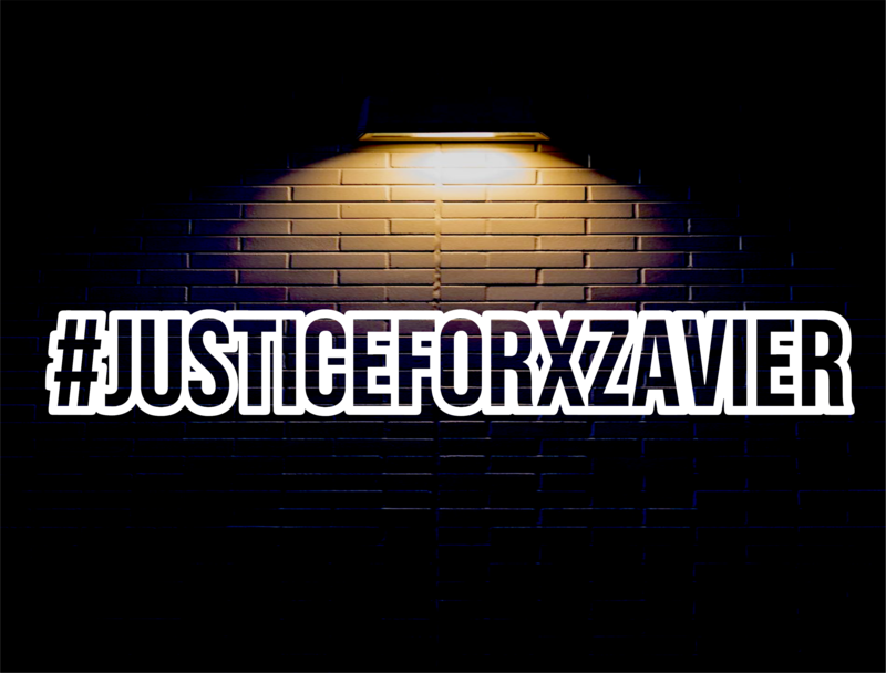 #JUSTICEFORXZAVIER - Vinyl Decal