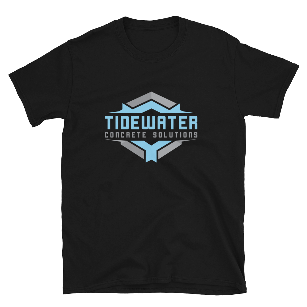 Tidewater Concrete Solutions T-Shirt, Color: Black, Size: S