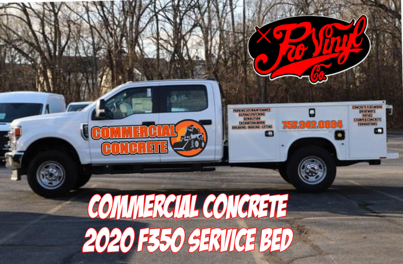 Commercial Concrete Truck Graphics Project