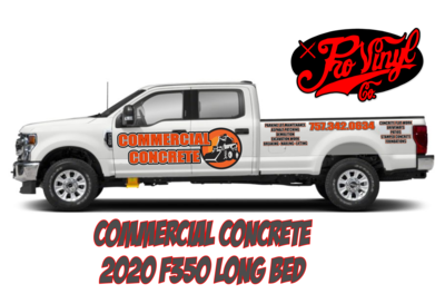 Commercial Concrete Truck Graphics Project