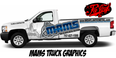 Mid Atlantic Metal Solutions Truck Graphics Project