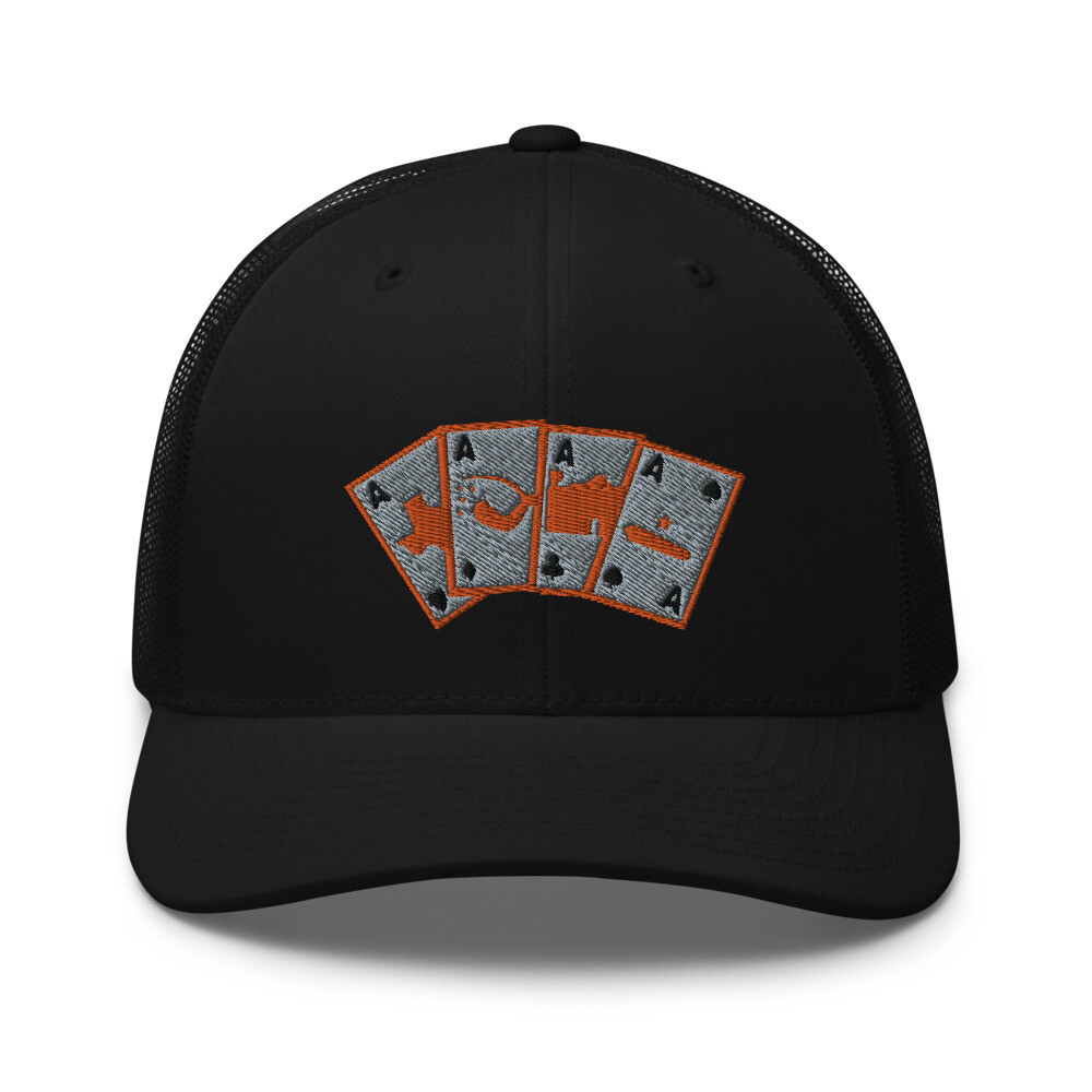 Descendants Four Aces Trucker Cap, Color: Black