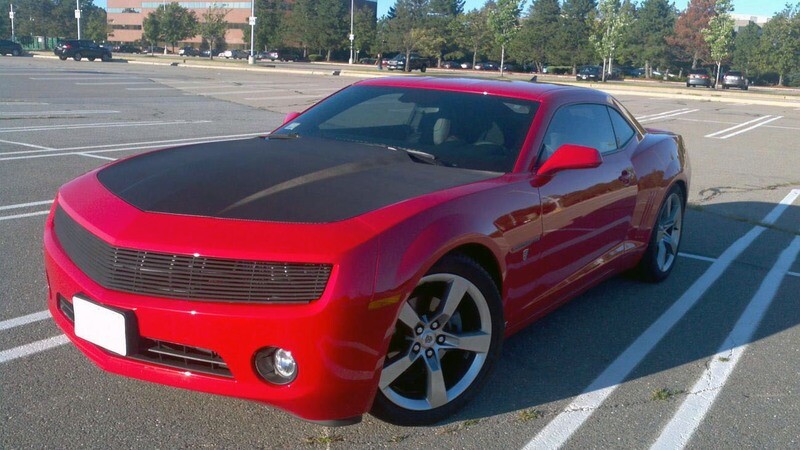 Vehicle Hood Vinyl Wrap