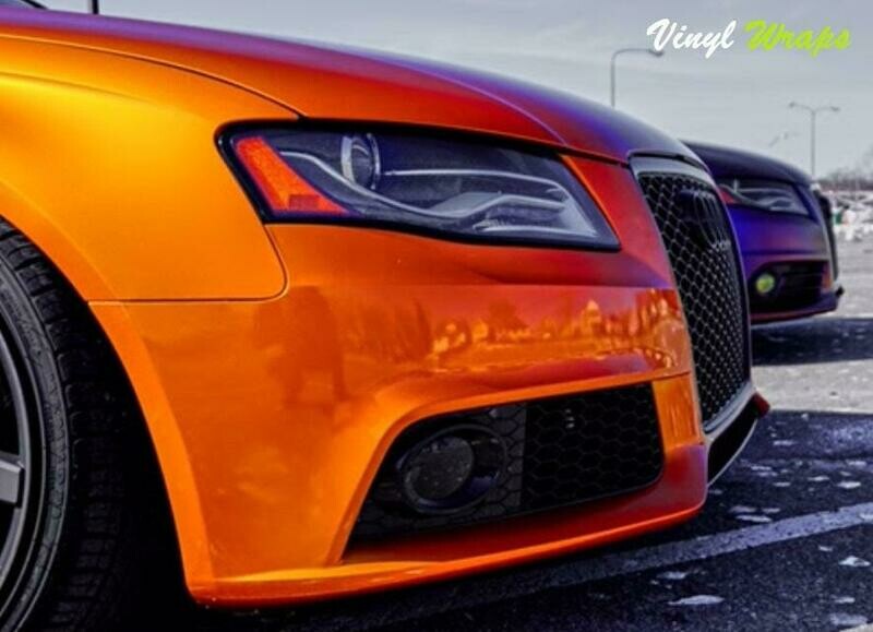 Vehicle Bumper Vinyl Wrap