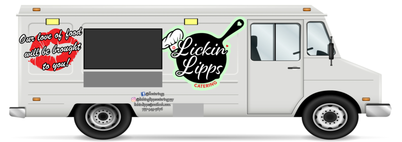 Lickin' Lipps Food Truck Graphics Project