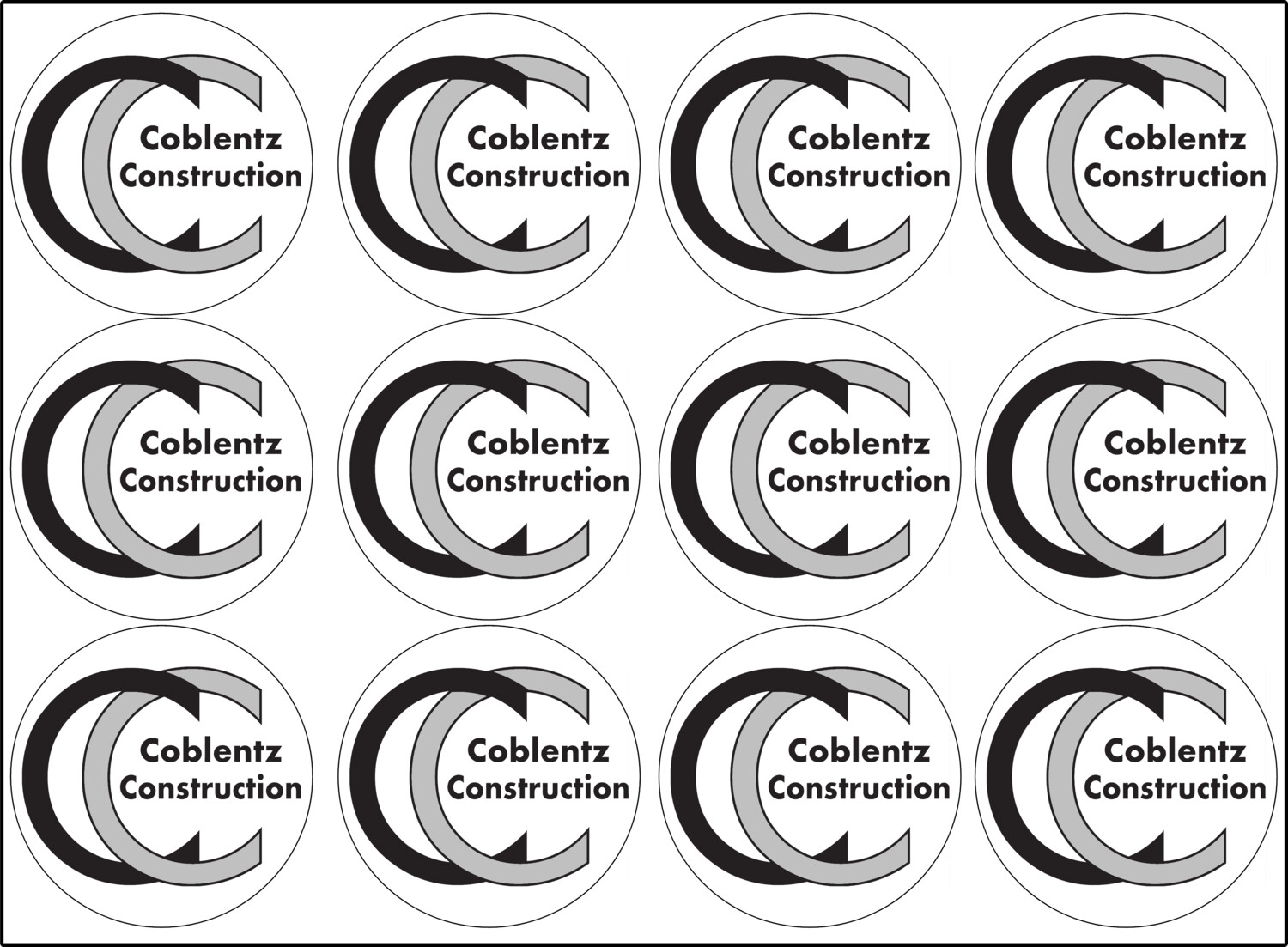 Coblentz Decal Pack 8&quot;