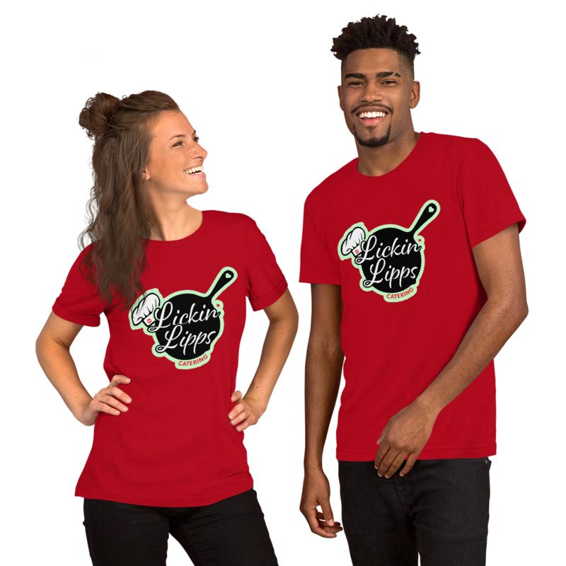 Lickin Lipps Front Graphic - Bella + Canvas 3001 T-Shirt
