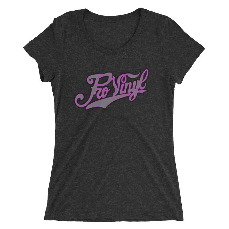 ProVinyl Co Pink Neon Ladies&#39; short sleeve t-shirt