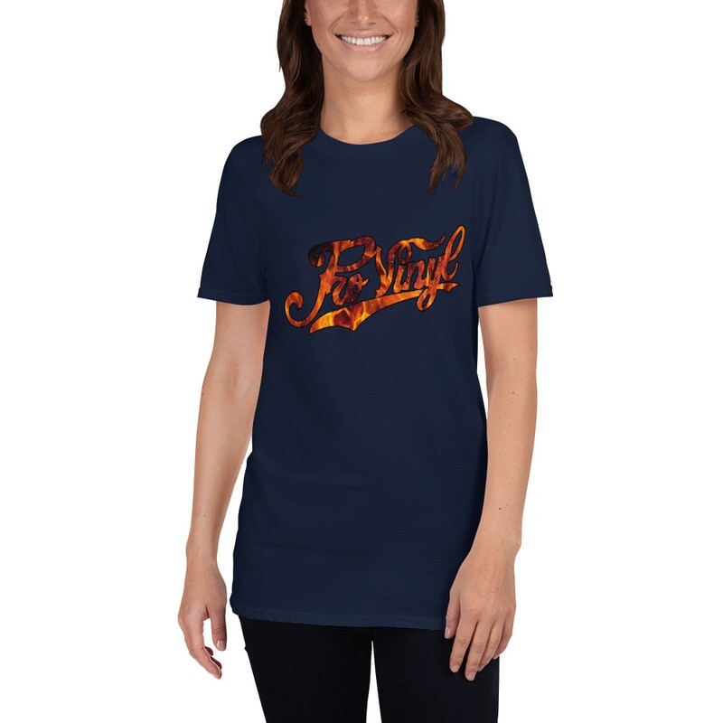 ProVinyl Co Flame Short-Sleeve Unisex T-Shirt