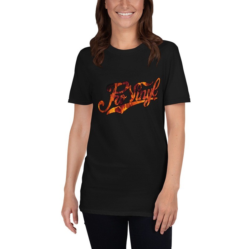 ProVinyl Co Flame Short-Sleeve Unisex T-Shirt