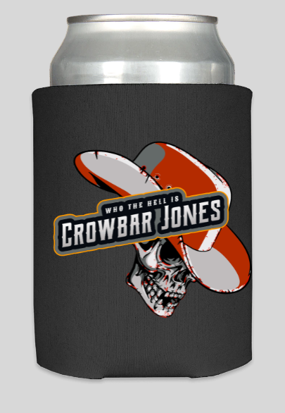 Custom Printed Crowbar Jones Can Coolers (Full Color Ink, Double Sided)